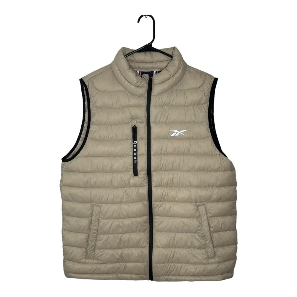 $125 NWT Reebok Light Arctic Blue‎ Glacier Shield Puffer Vest - Men's X-Large
